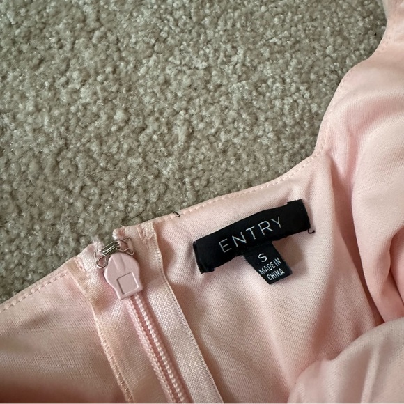 Pink Formal Mini Dress - Picture 3 of 5